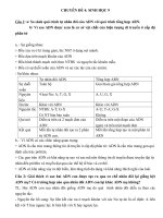 Đề cương của Q ADN và gen Sinh học 9