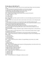 Ôn tập nâng cao sinh thái học p1 