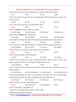 124  đề thi thử THPTQG năm 2017 môn hóa học   trường THPT đô lương 3 nghệ an   lần 1   file word có lời giải 