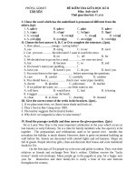 DE DAP AN GIUA KY 2 TIENG ANH 9 