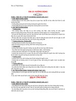 Đề cương kiểm tra 1 tiết học kì 2 sinh 11