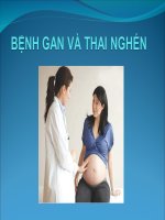 BÀI GIẢNG BỆNH GAN VÀ THAI NGHÉN