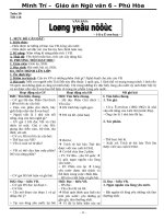 giáo án ngữ văn 6  bài 27 