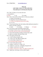 650 câu sinh học lớp 10 Phần 2