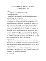 Lời dẫn chương trình bế giảng năm học