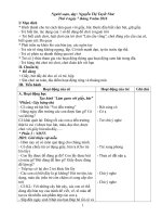 Giáo án chủ đề trường mầm non