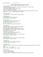 Hướng dẫn phân biệt các chất hoá vô cơ  ôn thi thpt quốc gia môn Hoá