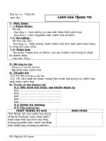 Bai 13 cam hoa trang tri  CÔNG NGHỆ 6