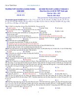 Fe và hợp chất của Fe ôn thi thpt quốc gia môn Hoá