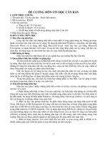 ĐỀ CƯƠNG môn TIN học căn bản 