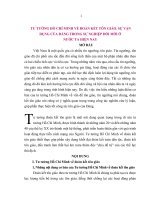 TIỂU LUẬN tôn GIÁO dưới CHỦ NGHĨA xã hội  tư TƯỞNG hồ CHÍ MINH về đoàn kết tôn GIÁO, sự vận DỤNG của ĐẢNG TRONG sự NGHIỆP đổi mới ở nước TA HIỆN NAY