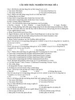 Đề thi số 4 môn tin học văn phòng của công chức thuế , hải quan, kho bạc...