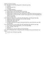 Bộ đề thi và đáp án thi trắc nghiệm trực tuyến