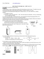 Đề cương tham khảo học kì I môn vật lí 9 năm học 20162017
