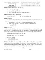 ĐỀ THI CHỌN HỌC SINH GIỎI LỚP 9 CẤP HUYỆN MÔN TOÁN THANH CHƯƠNG