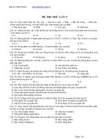 Đề thi thử ôn thi thpt qg năm 2018 môn sinh lần 20