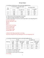 Nguyên lý thống kê kinh tếBài tập chương 6 