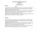 Đề kiểm tra học kì 2 môn giáo dục công dân 6 7 8 9 