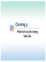 KINH TẾ KINH DOANH Chapter 3VSV s2 1314   phân tích và ước lượng hàm cầu 