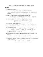 Bai tap chung minh dang thuc 