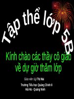 BÀI GIẢNG CƠ QUAN SINH SẢN CỦA THỰC VẬT CÓ HOA