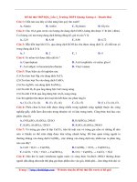 122  đề thi thử THPTQG năm 2017 môn hóa học   trường THPT quảng xương 4 thanh hoá   lần 1   file word có lời giải 