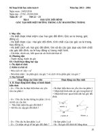 Hiình học 6 tiết 22,23 