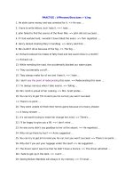 bài tập luyện các dạng idioms