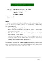 Phân tích tính cách ảnh hưỏng đến hành vi ứng xử