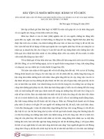 BÁO cáo về TÍNH CÁCH bản THÂN CÙNG các HÀNH VI cư xử của bạn THÔNG QUA trắc nghệm tính cách 