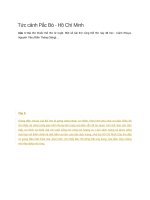 Tức cảnh pắc bó ngữ văn lớp 8