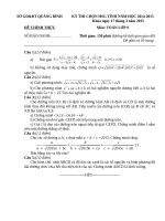 HSG Toán cấp huyện toán 9 2014 2015 