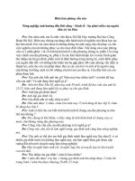 Biên bản phỏng vấn sâu đề tài: Nông nghiệp ảnh hưởng đến Đời sống – Kinh tế  Sự phát triển của người dân xã An Hòa