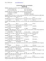 Giải chi tiết đề thi thpt quốc gia môn Hoá