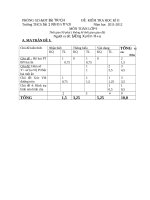 Đề thi học kì 2 toán 9 