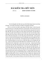 Phân tích xu hướng ảnh hưởng của tính cách cá nhân đến hành vi ứng xử 
