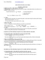 Ôn thi Vật lí lớp 9 phần lý thuyết đầy đủ