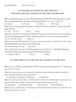 Các dạng bài tập về phản ứng thuỷ phân este ôn thi thpt quốc gia môn Hoá