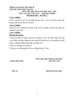 Đề kiểm tra học kì 2 môn giáo dục công dân 7 