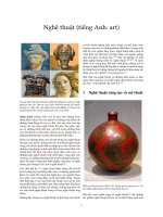 Nghệ thuật (tiếng anh  art)