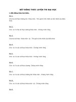 Mot so bai toan BDT luyen thi DH 