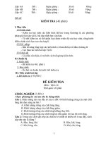 Giáo án vật lý 6 tiết 26 