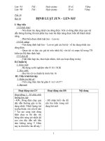 Giáo án vật lý 9 ba cột tiết 16 