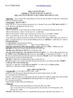 Ôn tập chương 1 sinh học 12