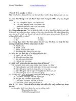 Kiểm tra học kì 2 môn văn 6