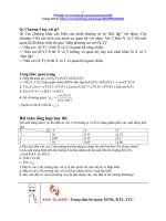 Lý thuyết xác suất và thống kê toán  bài tổng hợp chương 4 