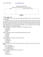 Kiểm tra 1 tiết tiếng việt ngữ văn 7