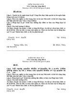 Đề kiểm tra học kì 2 môn giáo dục công dân lớp 8 