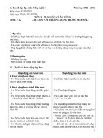 Công nghệ 6 tiết 11,12 