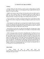 LỊCH SỮ CÁC HỌC THUYẾT KINH TẾ  LSHTKT lý thuyết giá trị lao động 